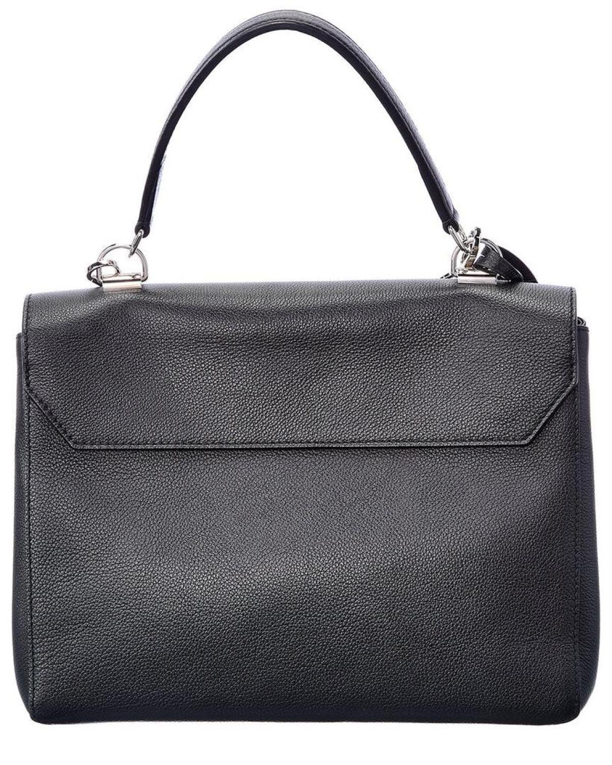 Louis Vuitton Black Leather LockMe II (Authentic Pre-Owned)
