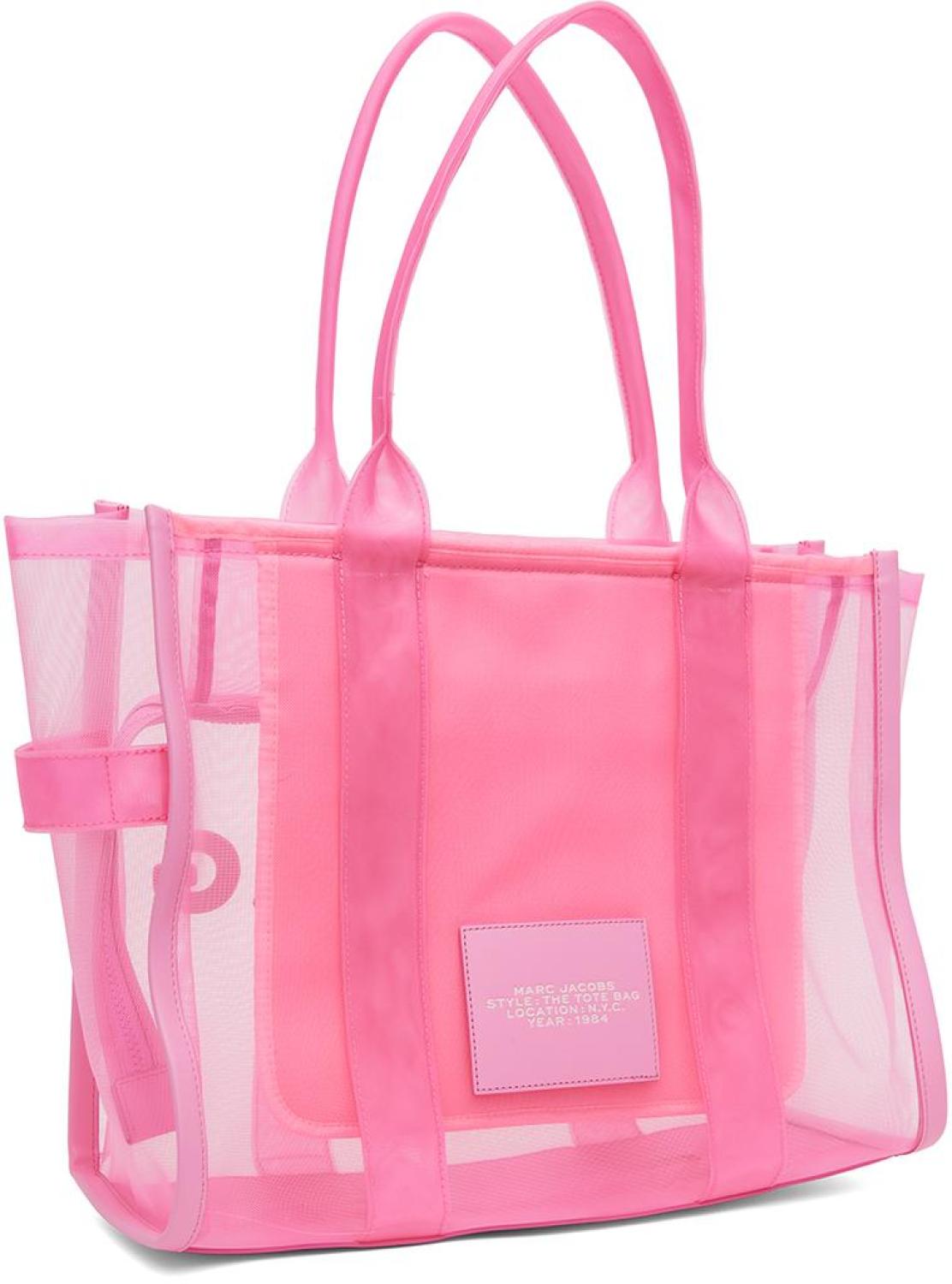 Pink 'The Mesh Large Tote Bag' Tote