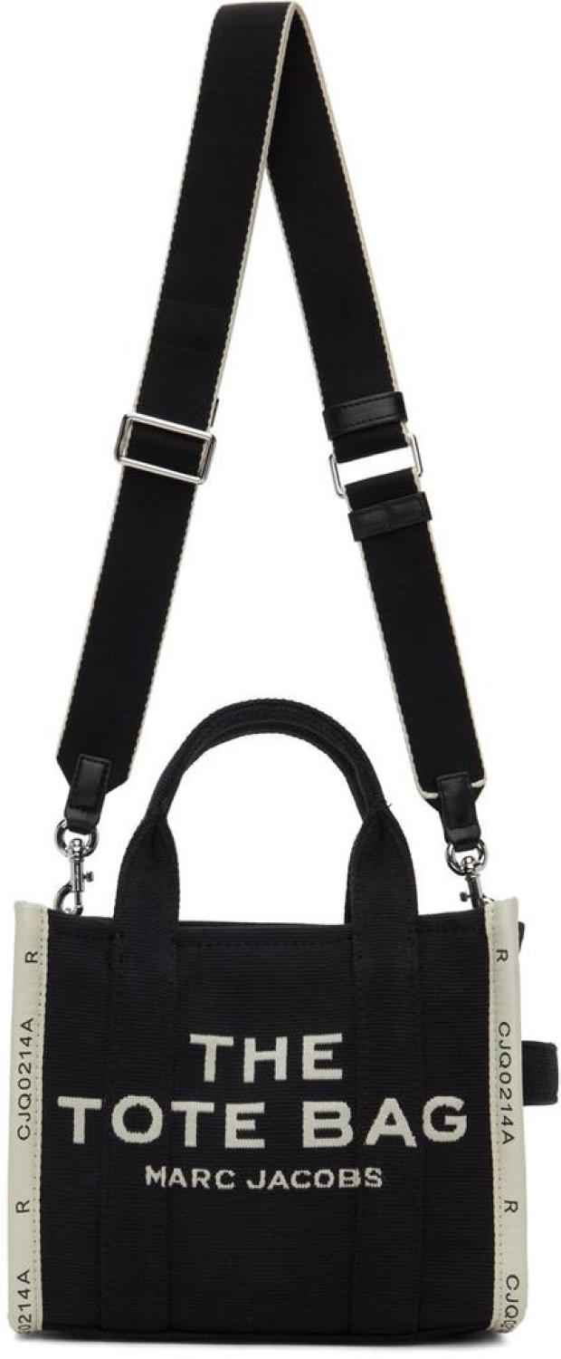 Black 'The Jacquard Mini Tote Bag' Tote