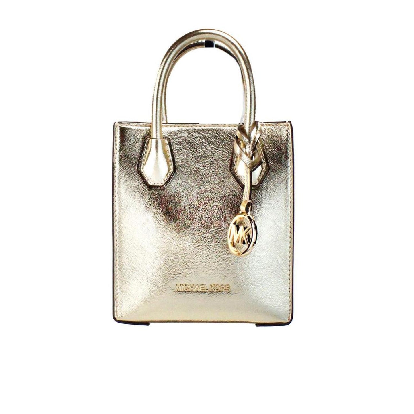 Michael Kors Mercer XS Pale Metallic North South Shopper Crossbody Women's Bag