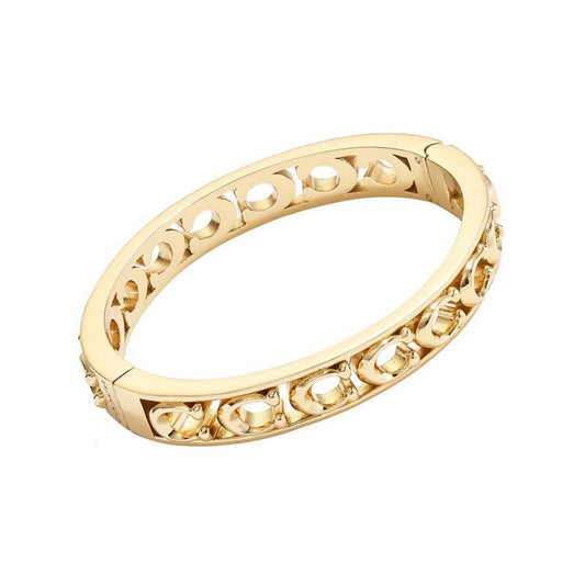 Signature Openwork Bangle Bracelet