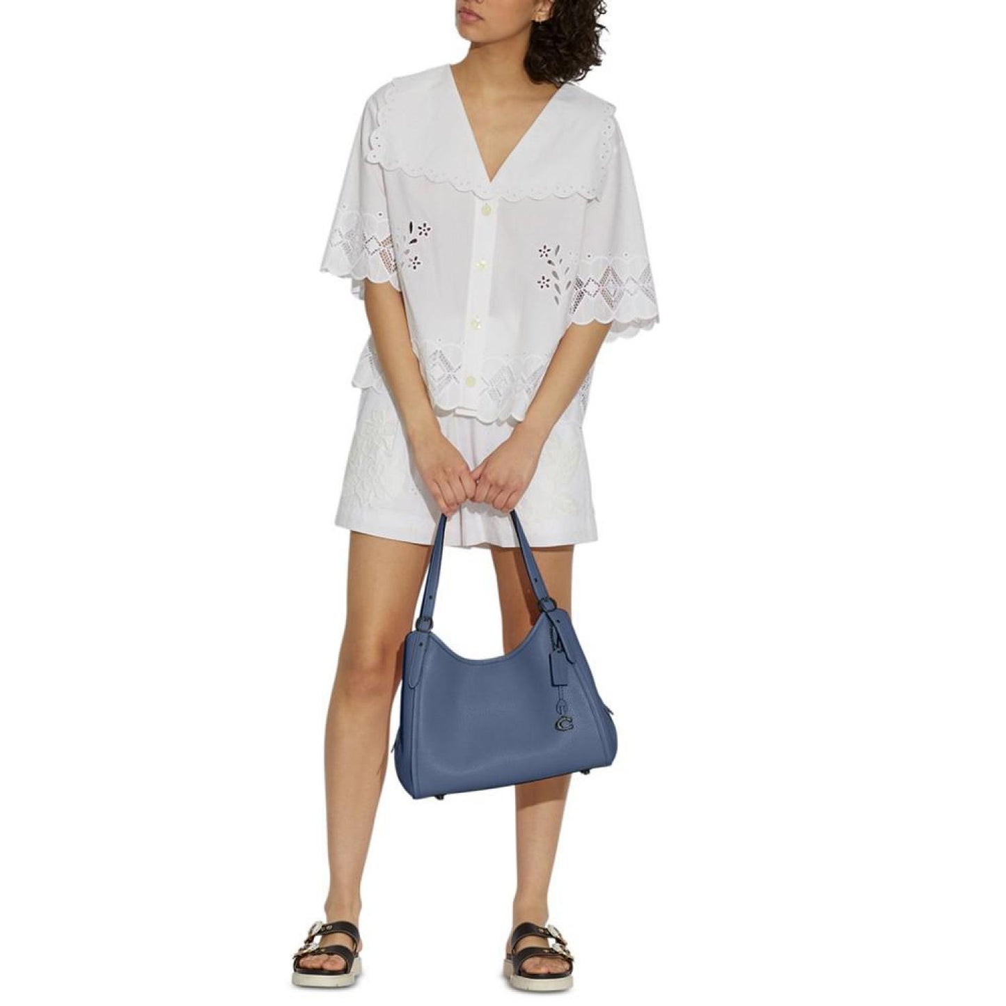 Lori Leather Shoulder Bag