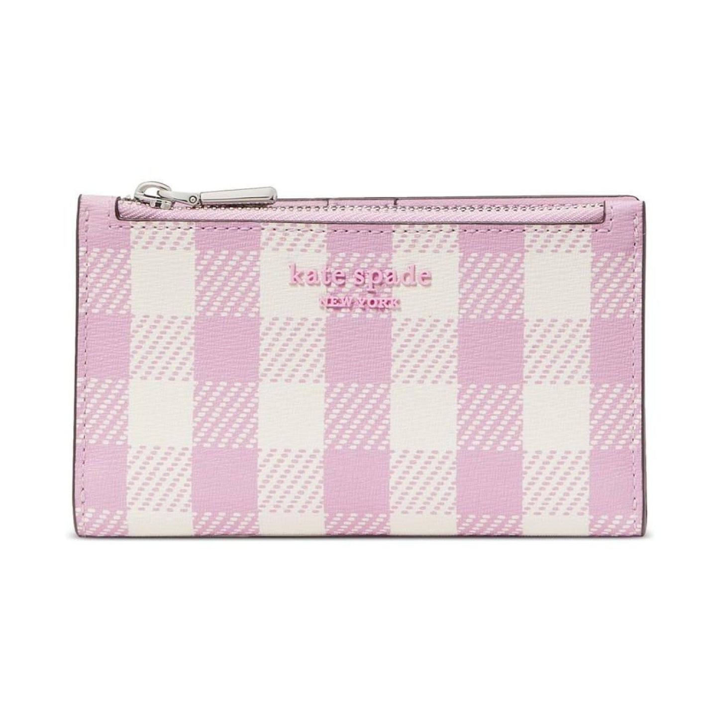 Morgan Gingham Field Printed Small Slim Bifold Wallet