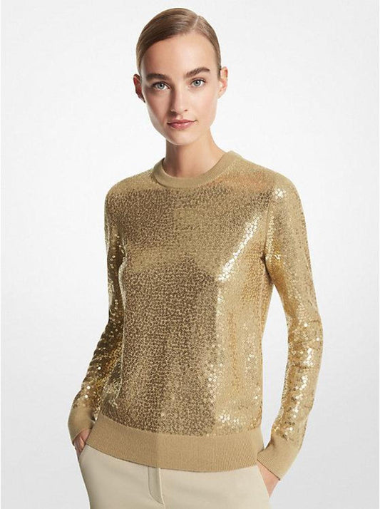 Sequined Cashmere Sweater