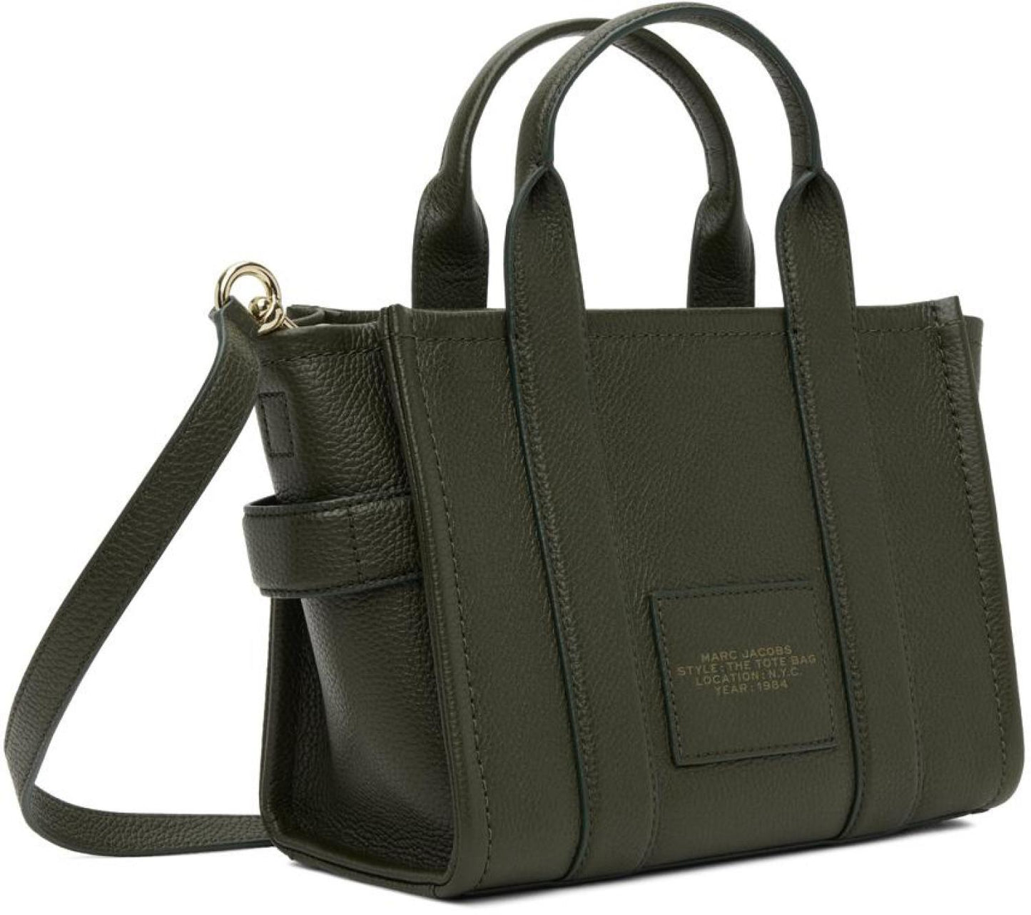 Green 'The Leather Small' Tote
