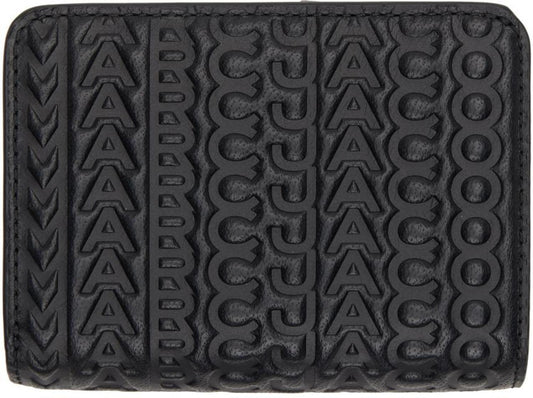 Black 'The J Marc Mini Compact' Wallet