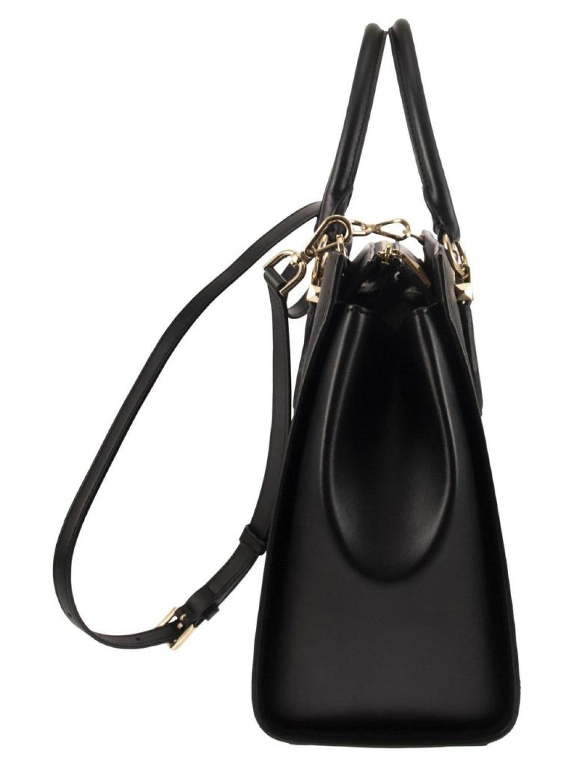 Michael Michael Kors Logo Plaque Zipped Tote Bag