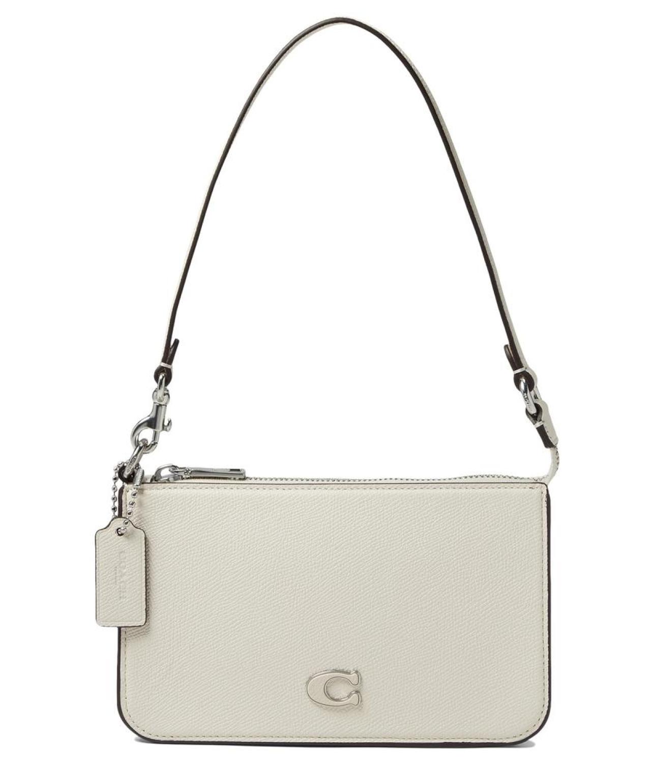 Pouch Bag in Cross Grain Leather