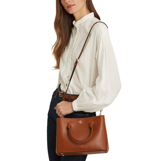 Leather Small Marcy Satchel