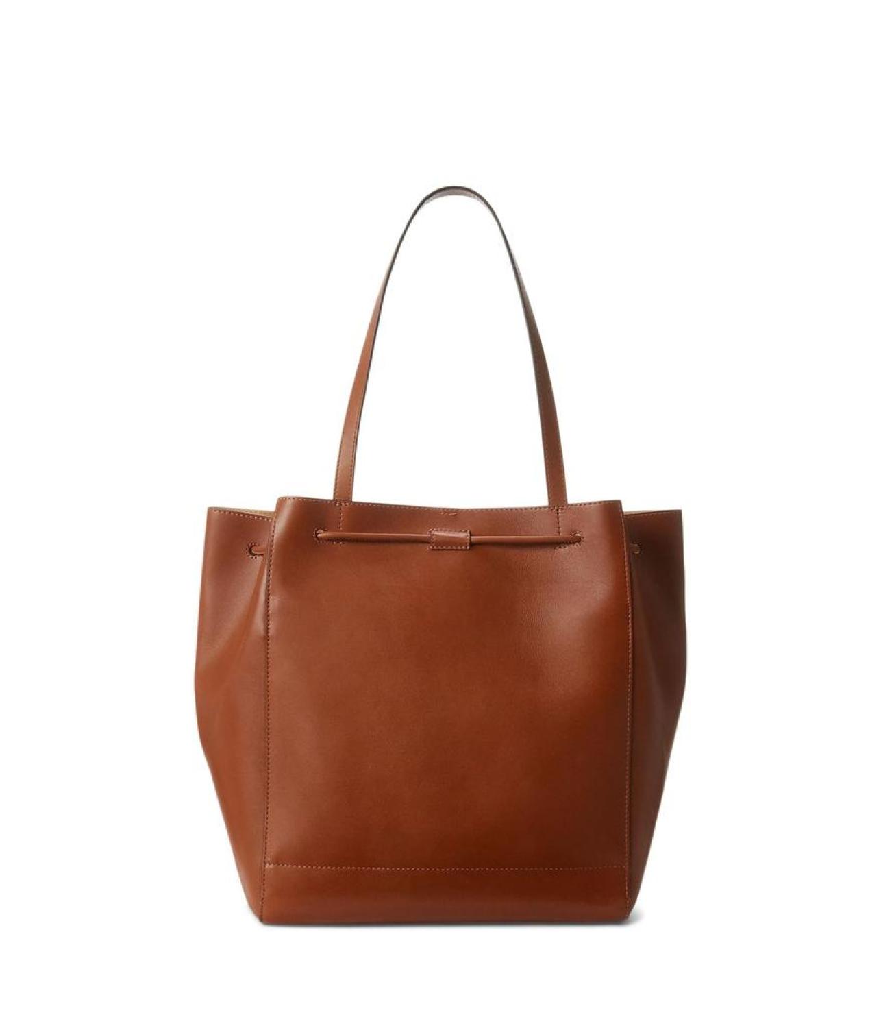 Leather Medium Andie Drawstring Tote