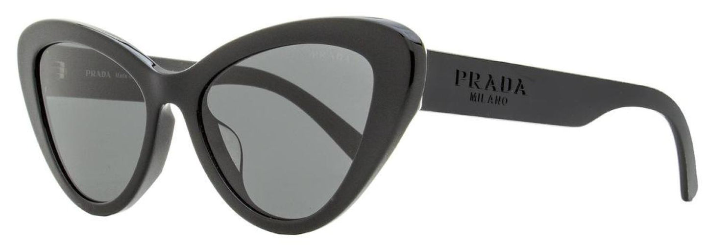 Prada Women's Cat Eye Sunglasses SPR13Y-F 1AB-5S0 Black 54mm