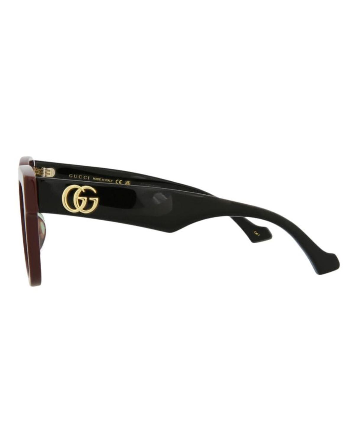 Square-Acetate Frame Sunglasses