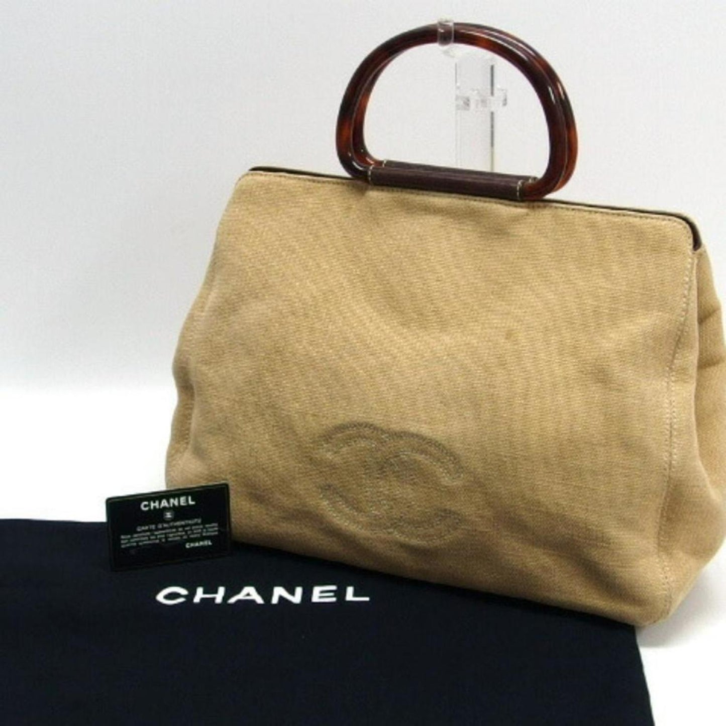 Chanel Cabas Leather Tote Bag (Pre-Owned)