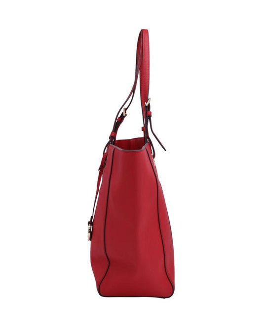 Michael Kors Walsh Large Tote Bag in Red Saffiano Leather