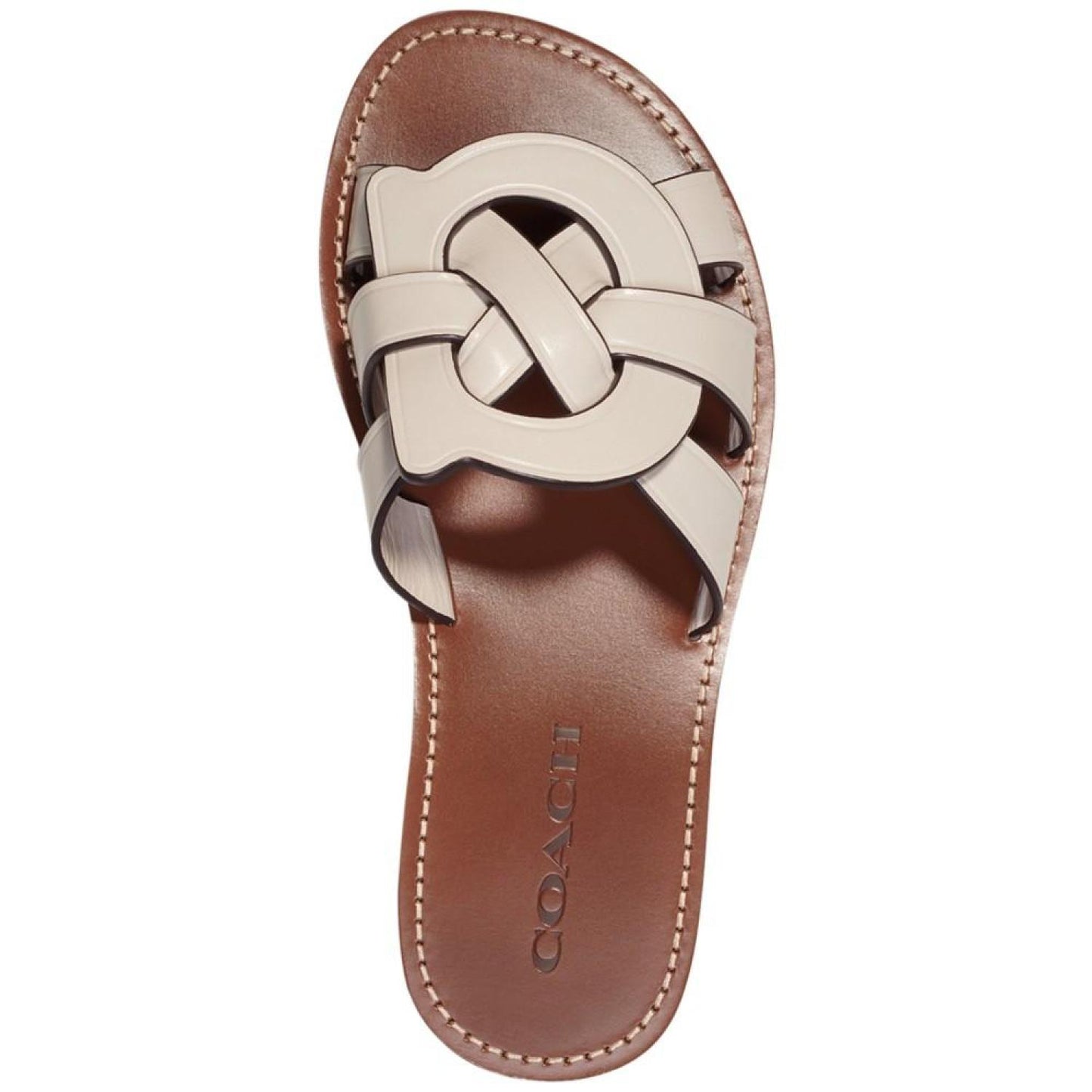 Issa "C" Emblem Slide Sandals