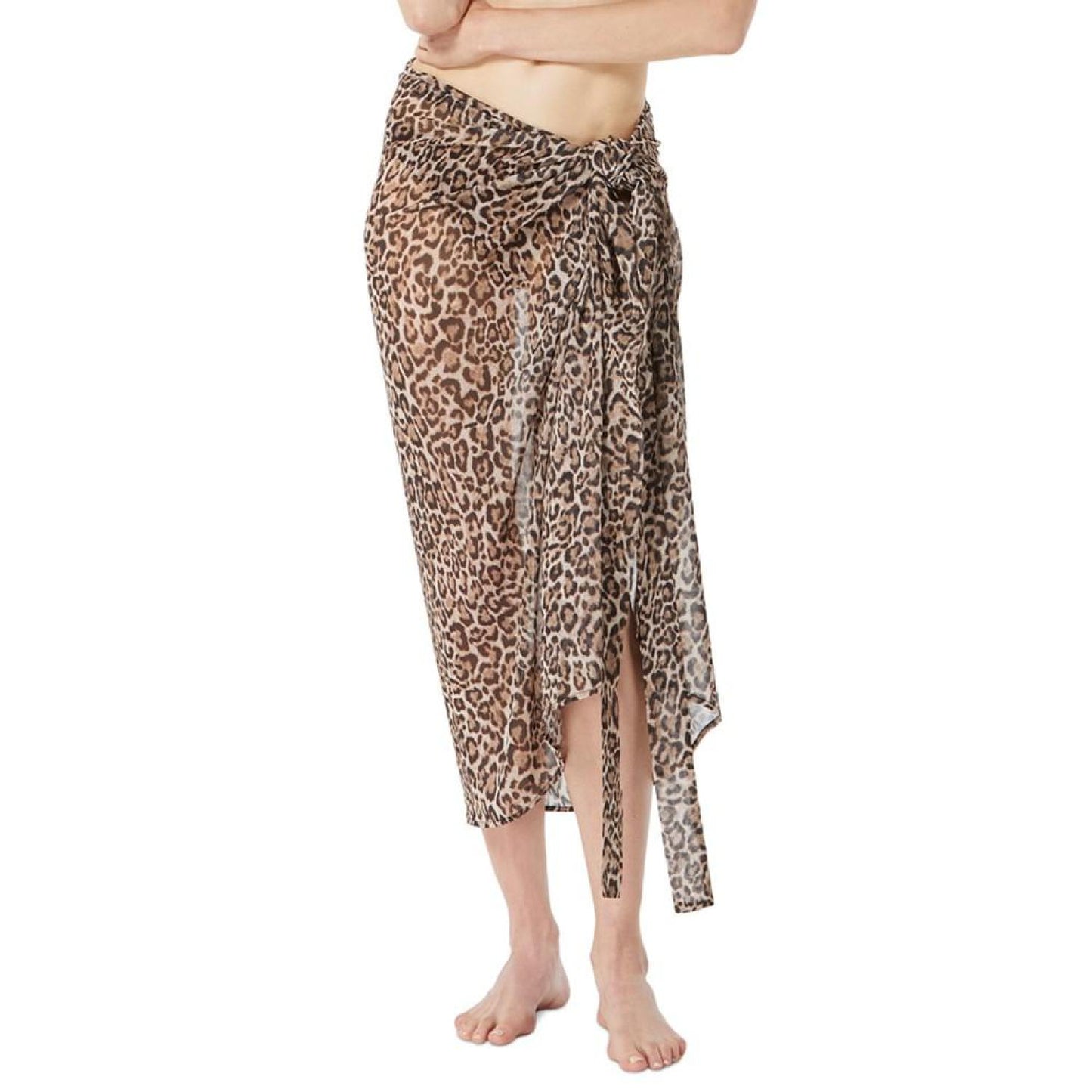 Women's Printed Convertible Wrap Swim Cover-Up