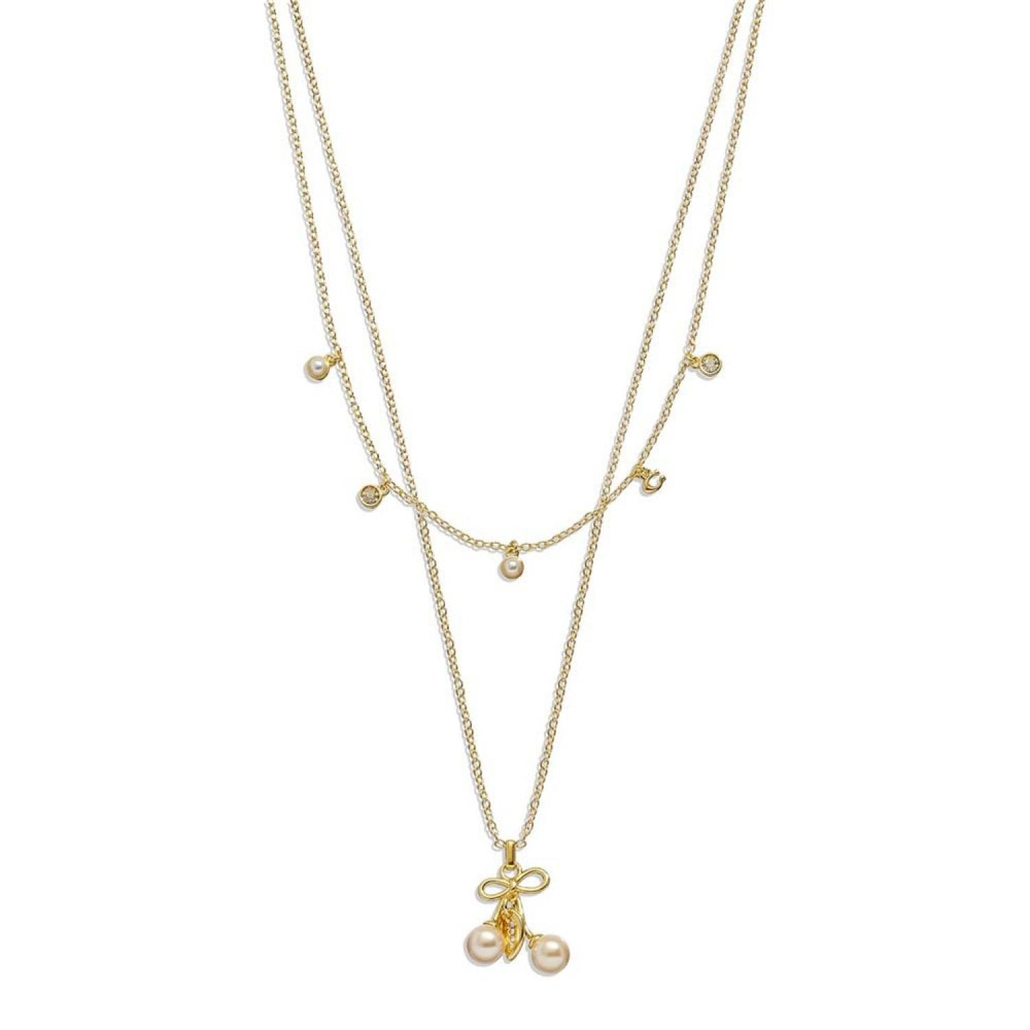 Cherry Cluster Layered Necklace