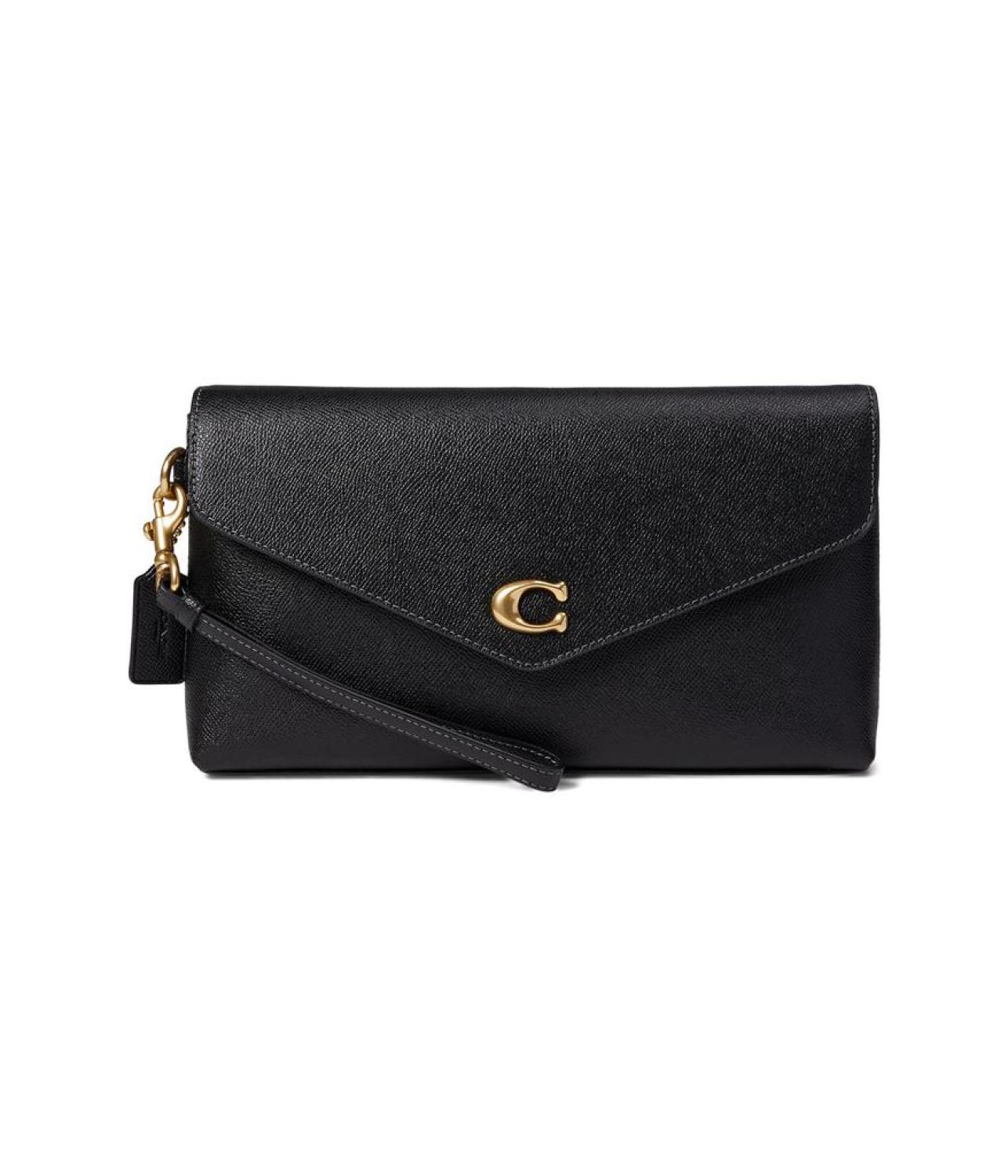 Cross Grain Leather Wyn Wristlet