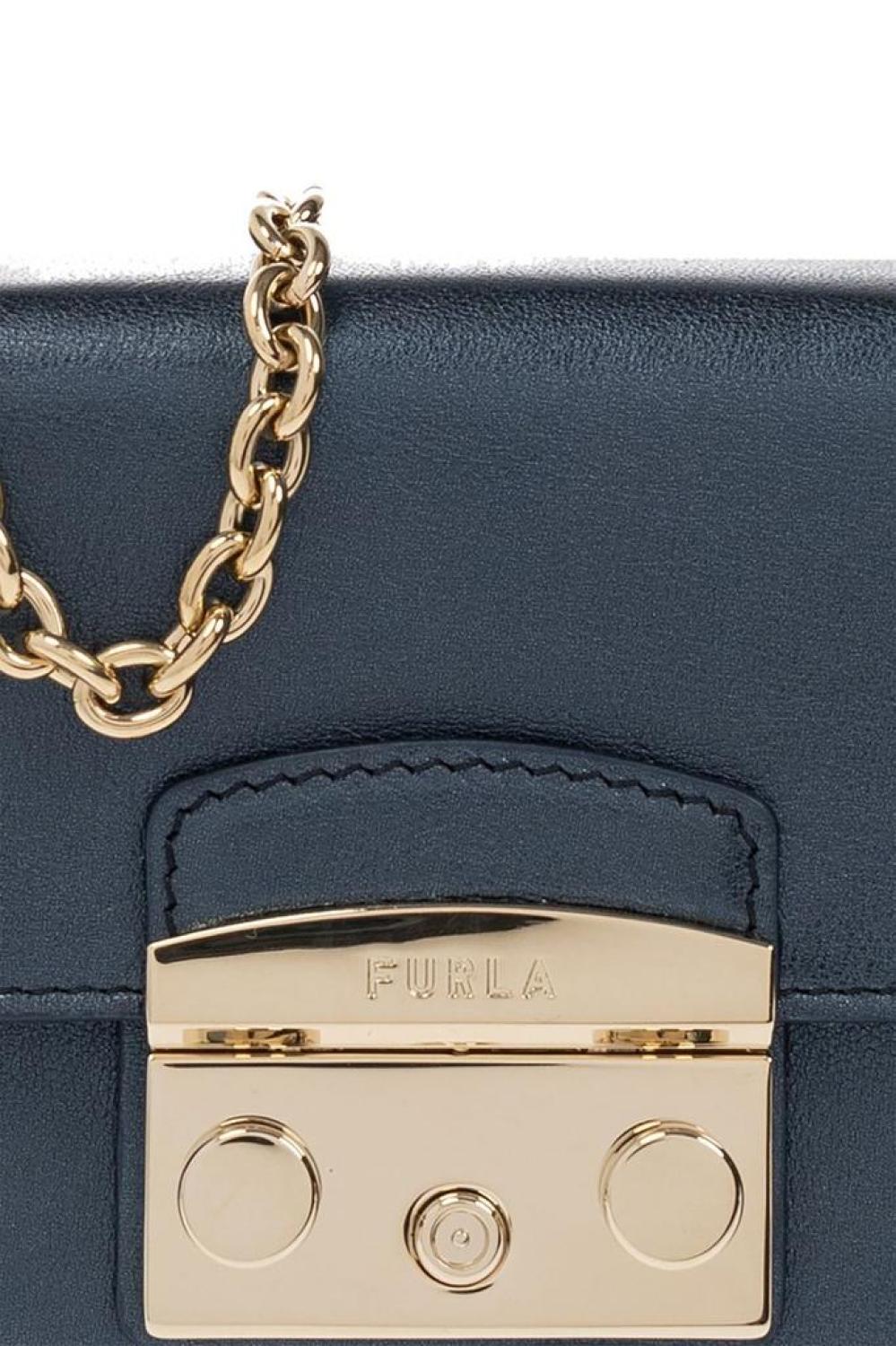 Furla Mini Metropolis Chain-Linked Crossbody Bag