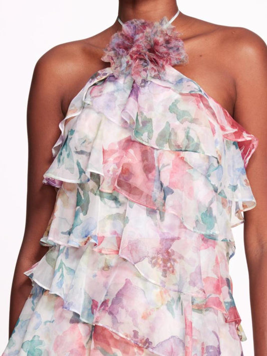 Aquarelle Midi Dress