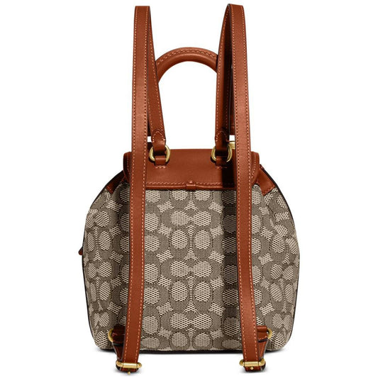 Riya Signature Textile Jacquard Small Backpack