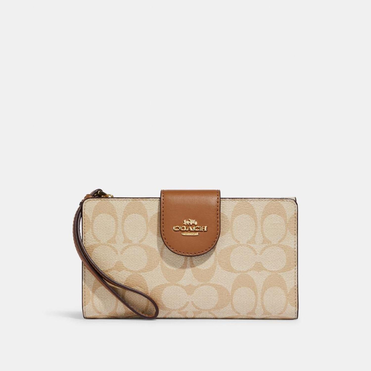 Coach colorblock signature wallet hotsell