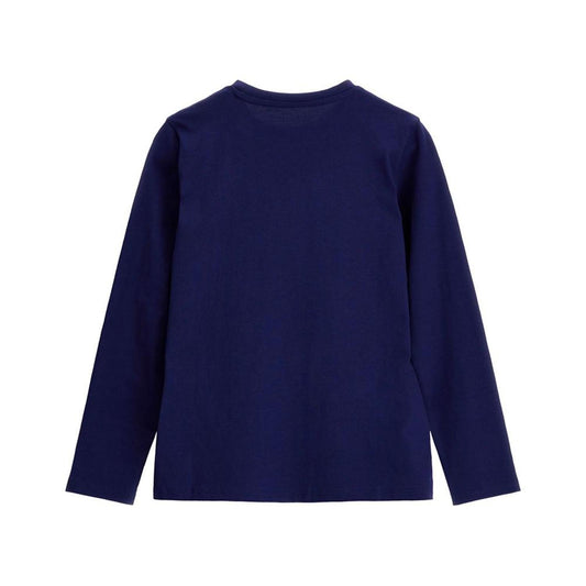 Big Boys Cotton Jersey with Screen Print Triangle Logo T-shirt