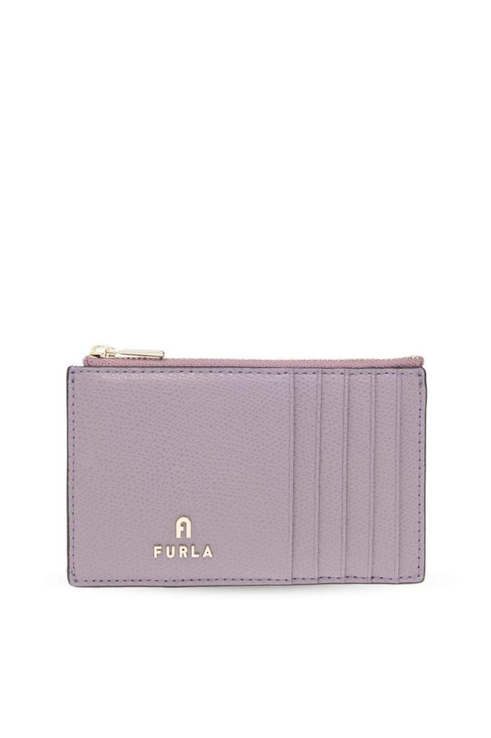 Furla Logo Plaque Zipped Cardholder