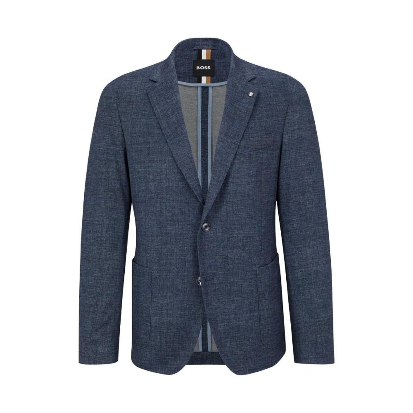 Men's Slim-Fit Melange Stretch Jersey Jacket