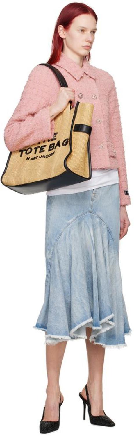 Beige 'The Woven Large' Tote