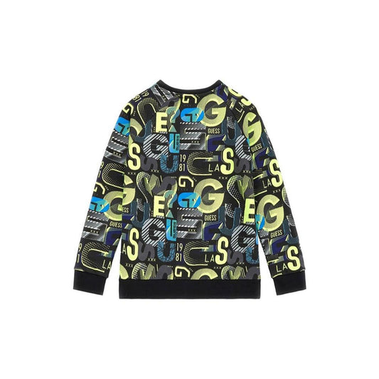 Big Boys French Terry Embroidered Logo Crewneck Sweatshirt