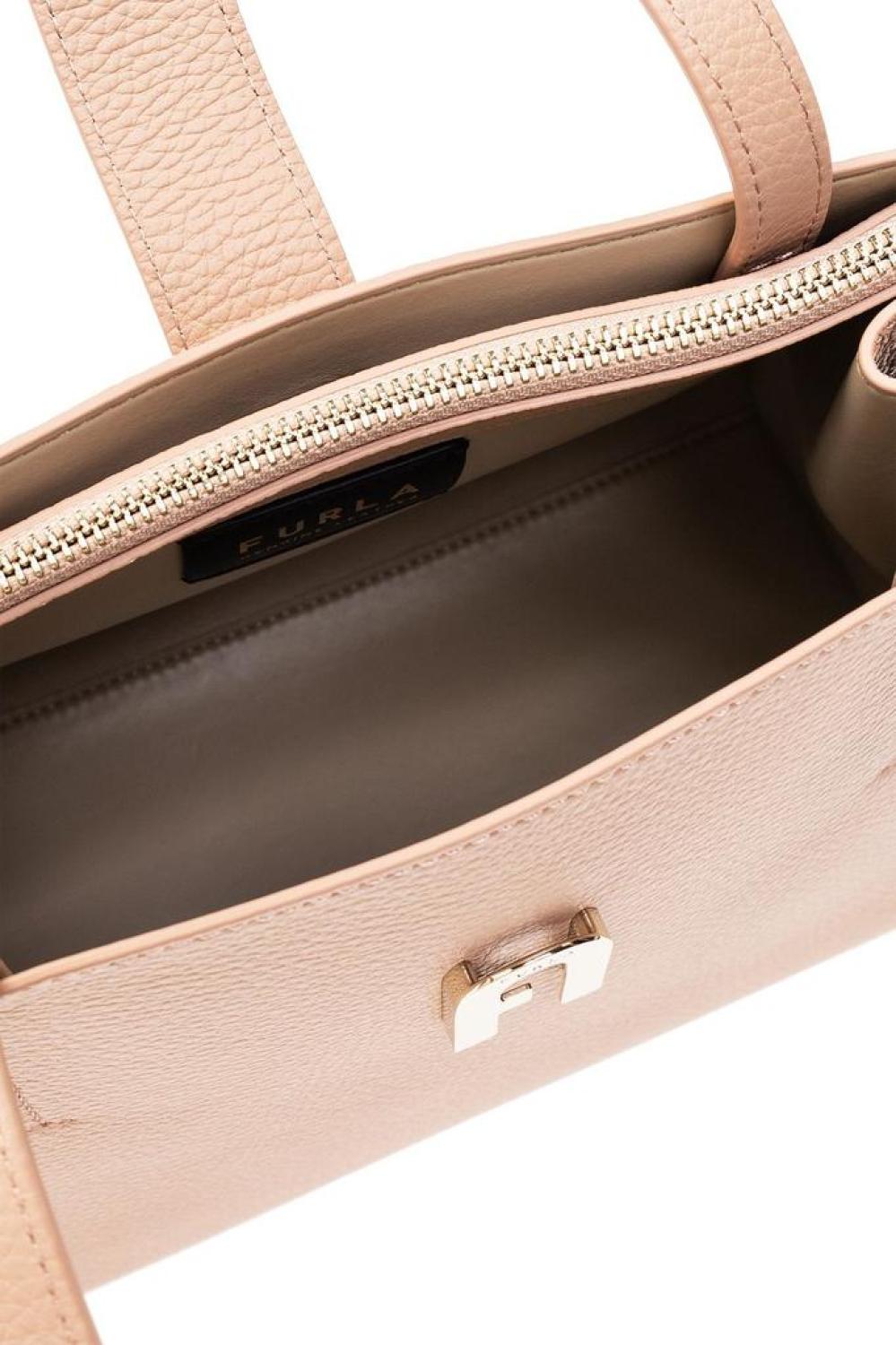Furla Logo-Plaque Top Handle Bag