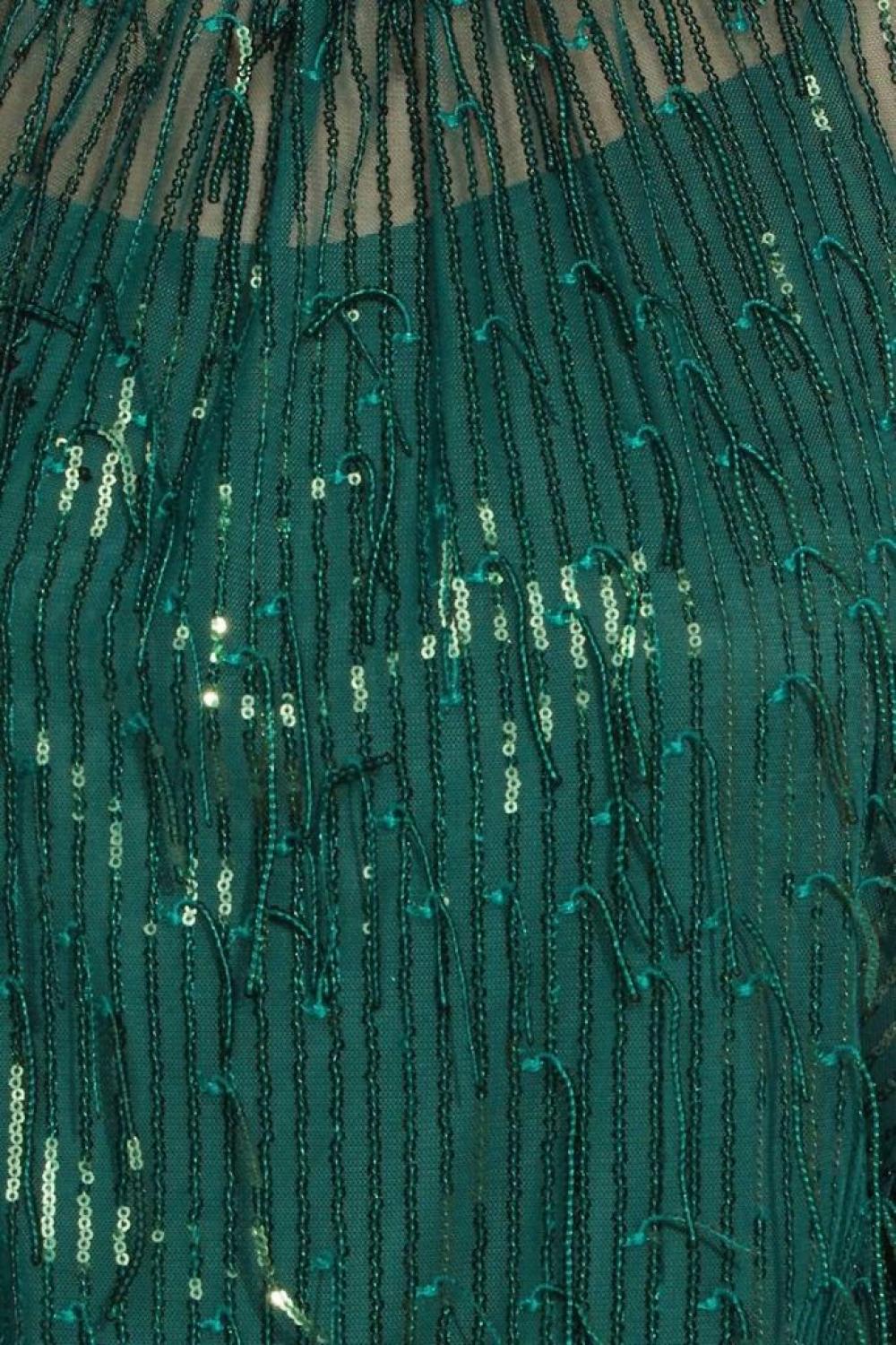 Shentel Dress In Glitter Pine