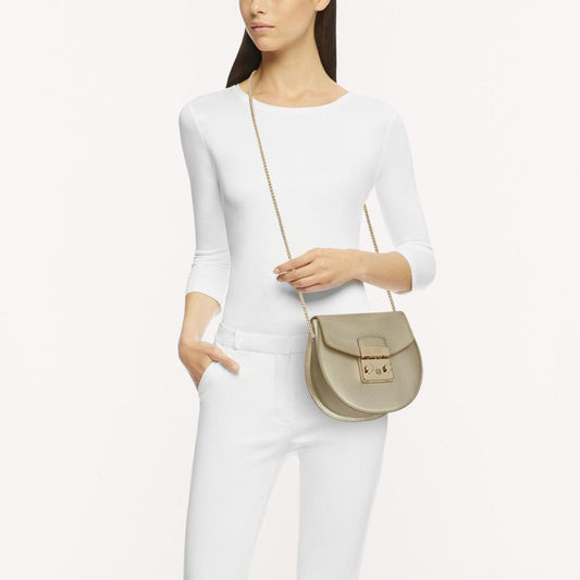Furla Metropolis Mini Crossbody Metallic