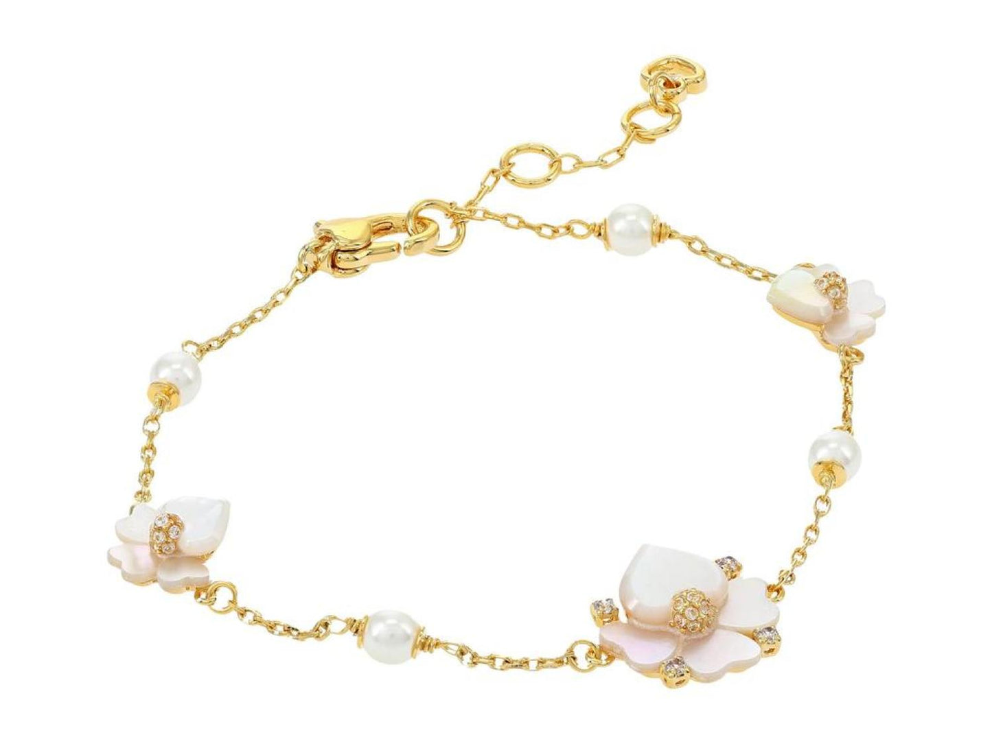 Precious Pansy Scatter Bracelet