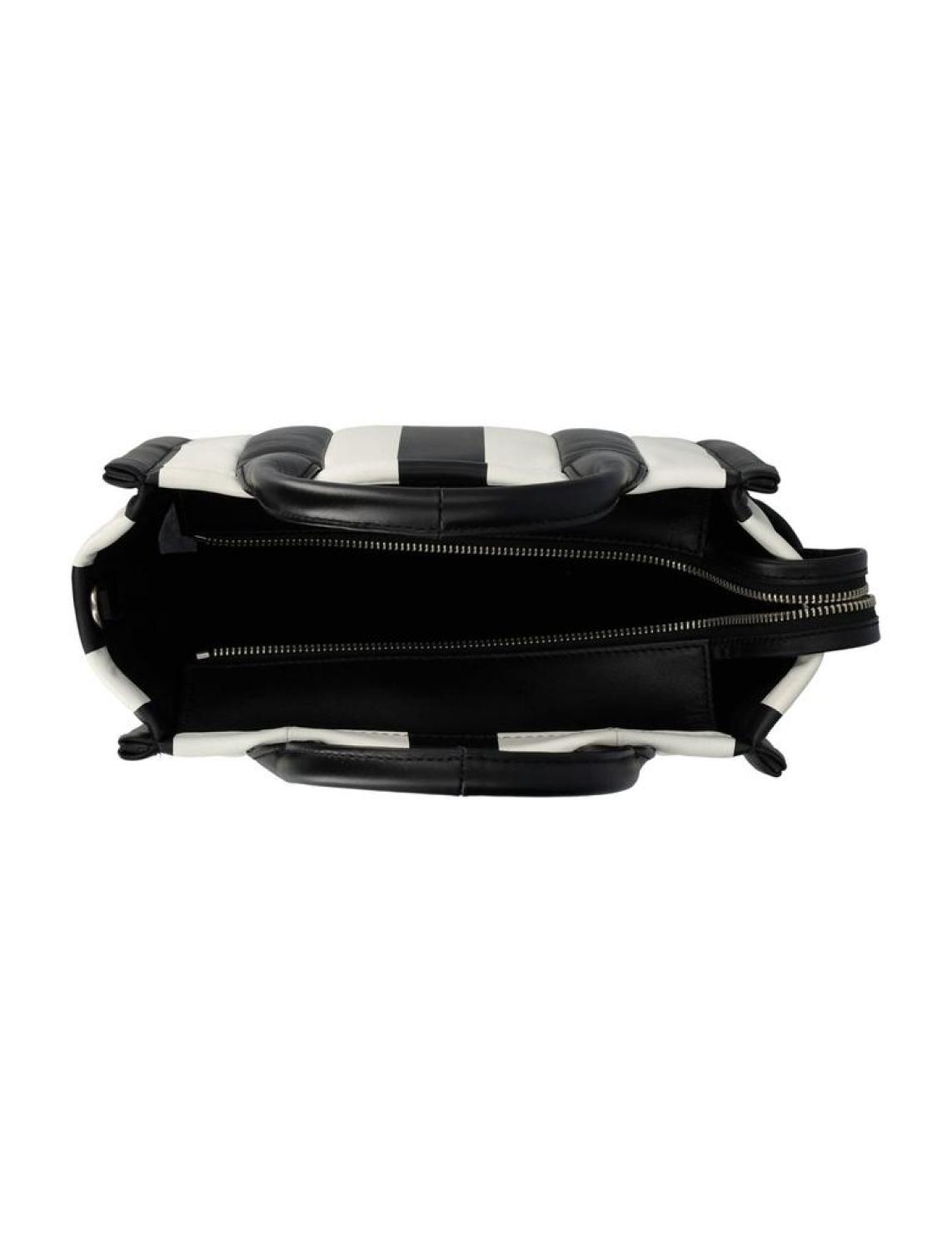 Marc Jacobs Striped Zip-Up Small Tote Bag