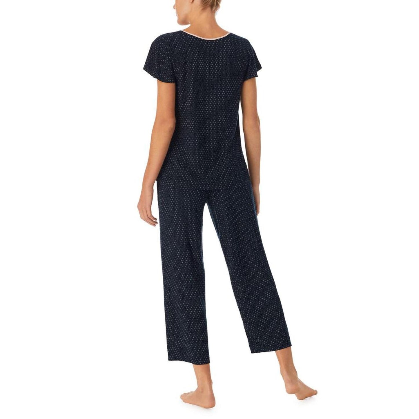 Short Sleeve Cropped PJ Set