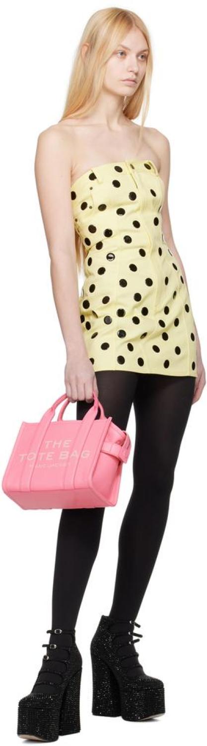 Pink 'The Leather Small' Tote