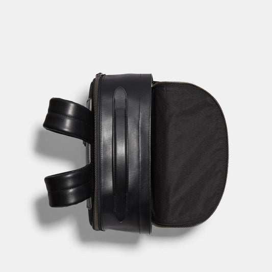 Coach Outlet Graham Backpack In Blocked Signature Canvas With Varsity Stripe