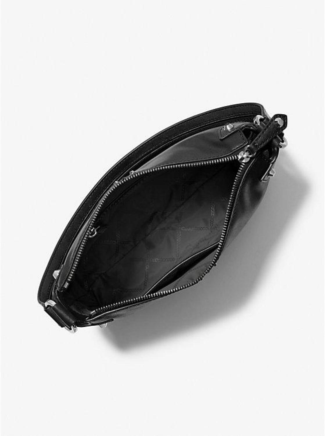 Astor Large Studded Leather Shoulder Bag