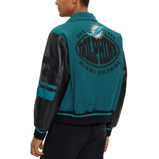 Men's BOSS x NFL Water-Repellent Bomber Jacket