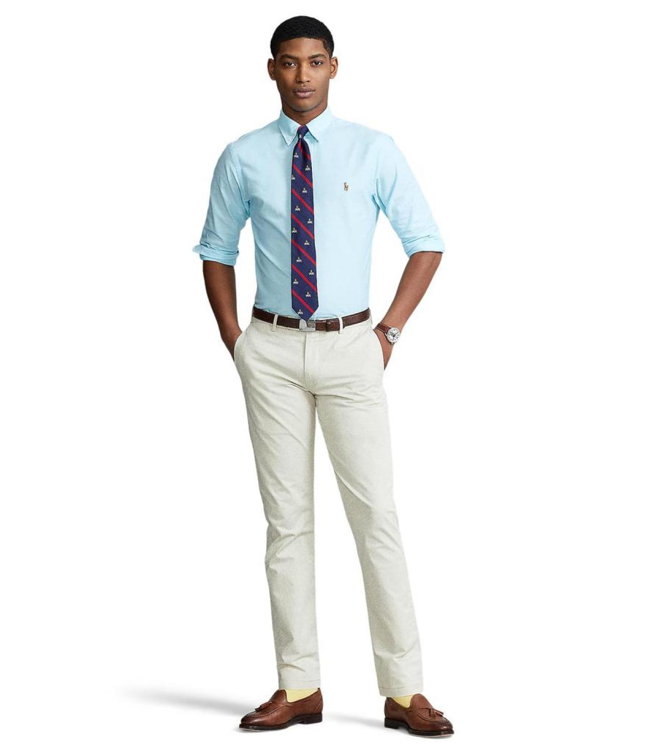 Slim Fit Stretch Oxford Shirt