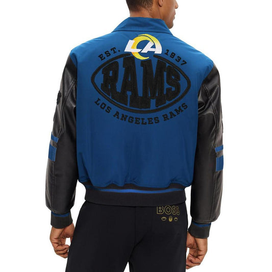 Men's BOSS x NFL Water-Repellent Bomber Jacket