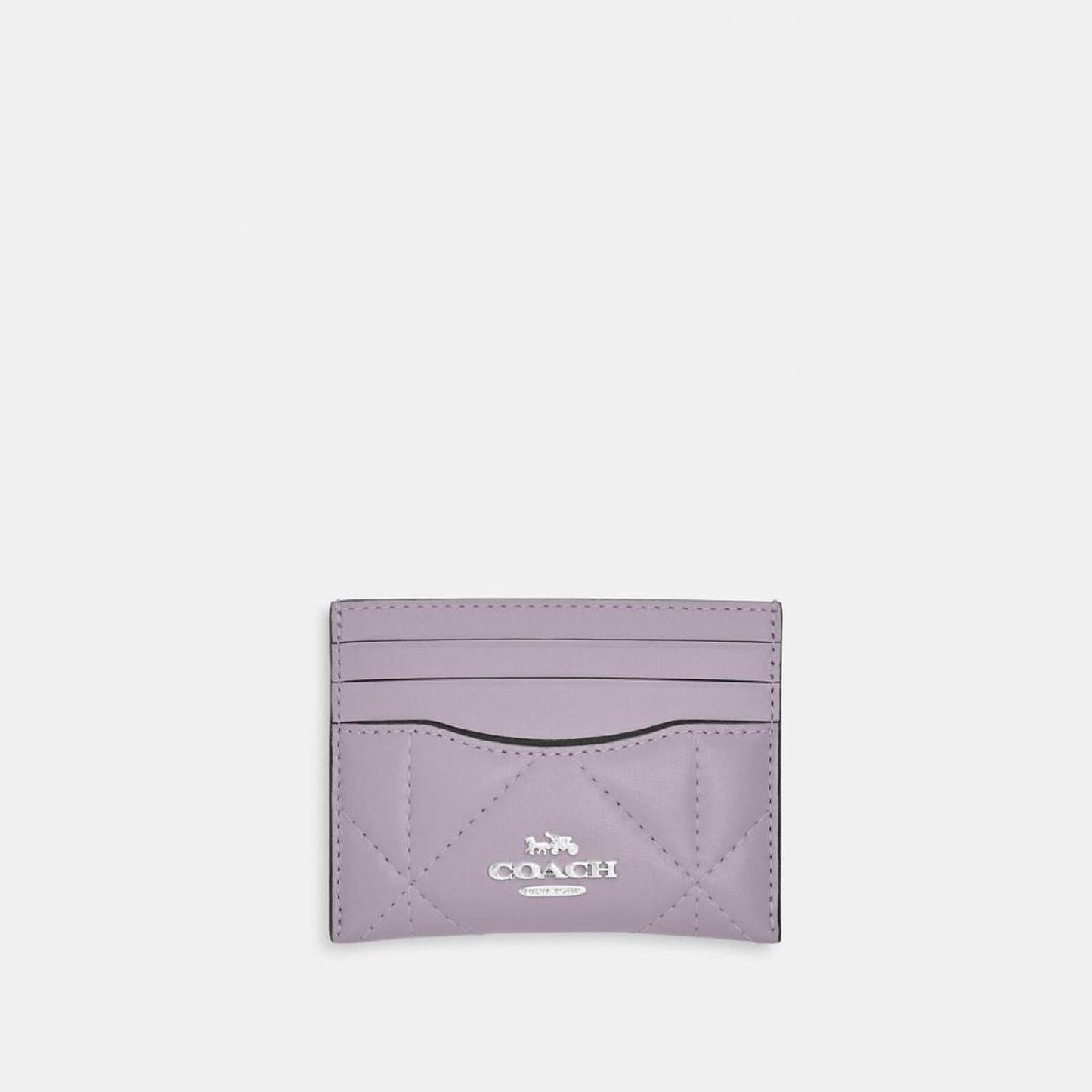 Coach Outlet Slim Id Card Case With Puffy Diamond Quilting