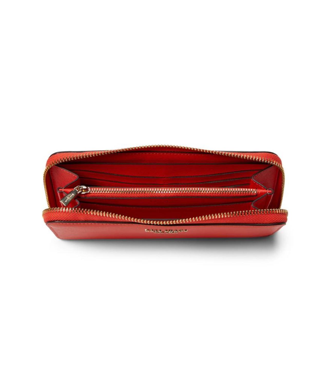 Morgan Saffiano Leather Zip Around Continental Wallet