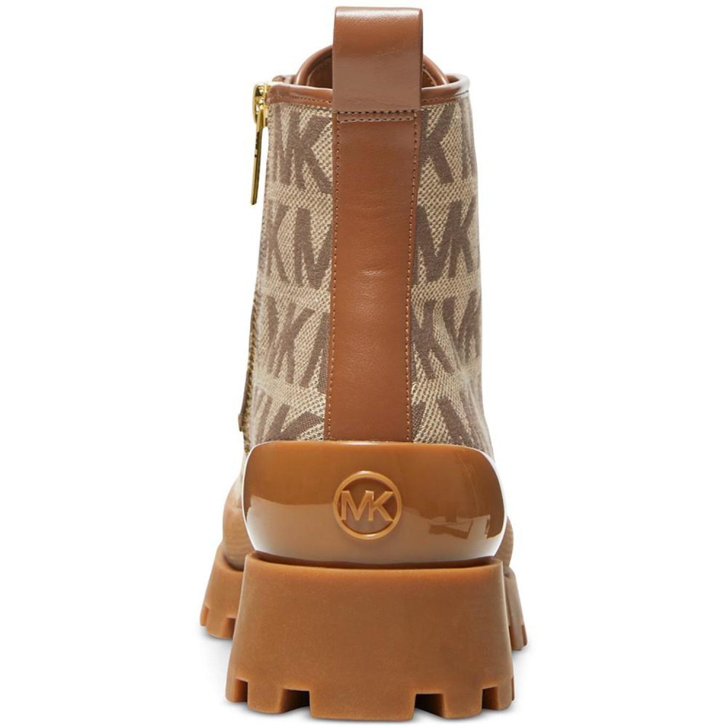 Women's Payton Logo Lace-Up Lug Sole Combat Booties