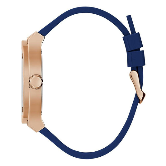 Men's Multi-Function Blue Silicone Watch 45mm