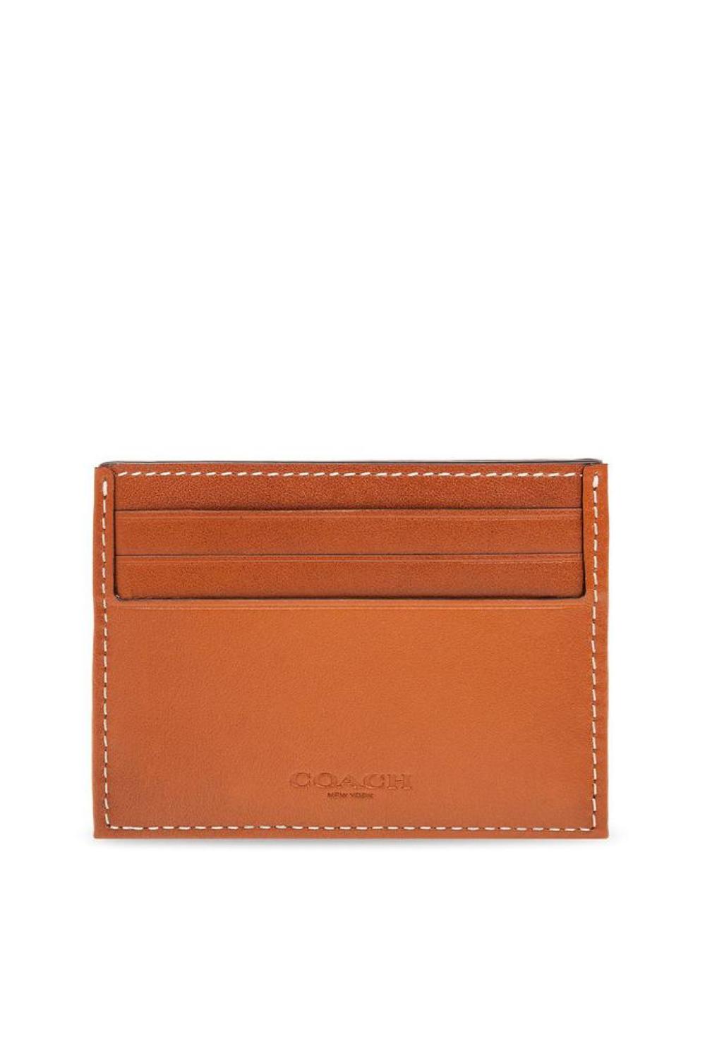 Coach Logo Jacquard Card Holder