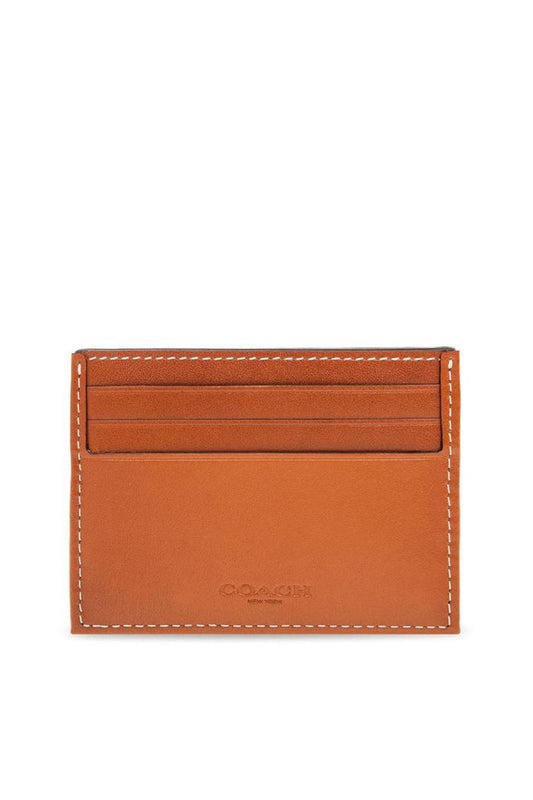 Coach Logo Jacquard Card Holder