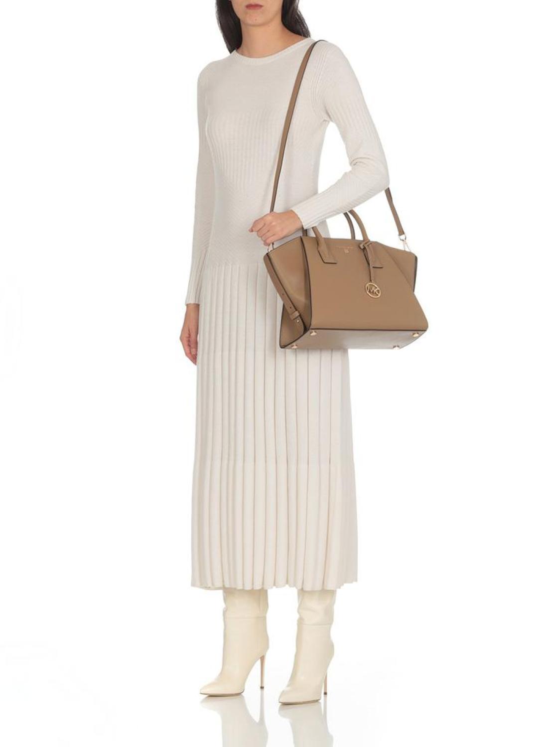 Michael Michael Kors Avril Logo Plaque Tote Bag